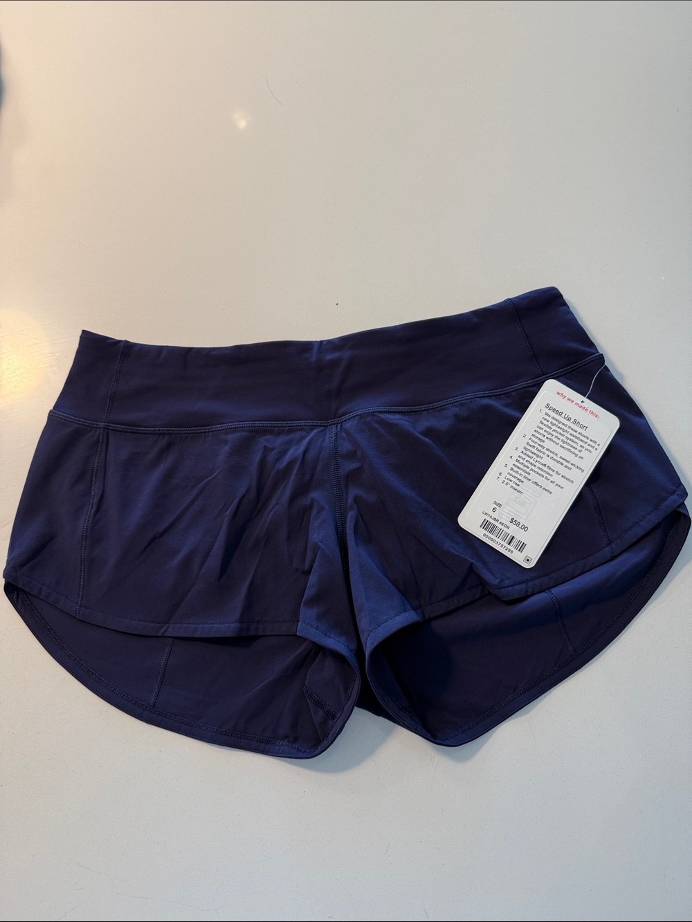 lululemon athletica Women's speed up Shorts in deep purple